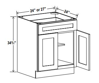 Aspen Charcoal Raised Panel-B24